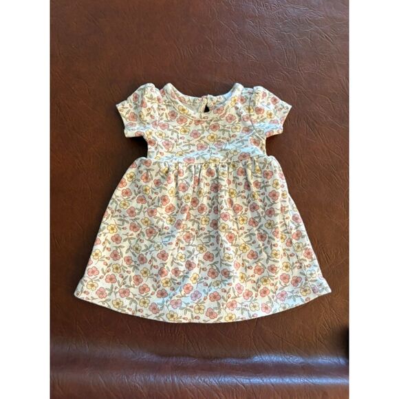 Carter's Preemie Flower Dress with Pink Cardigan - Picture 4 of 6